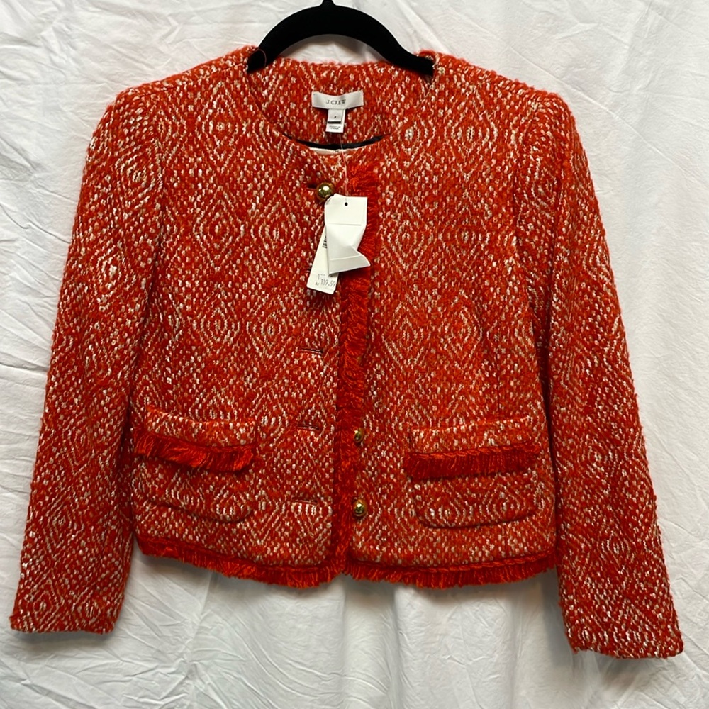 JCREW lady jacket in quartz
